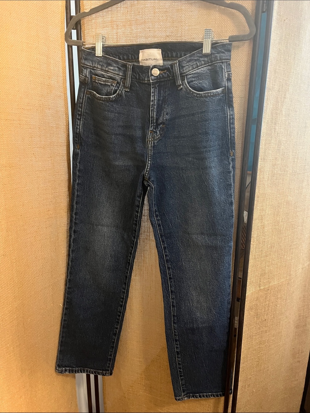 Habitual Women’s Navy Slim Straight Jeans